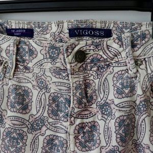 Vigoss patterned jagger skinny jeans